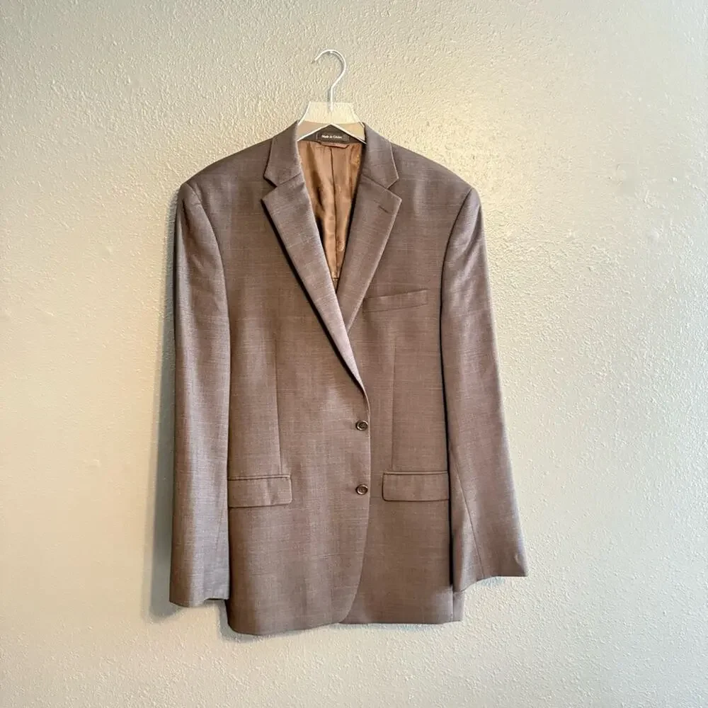 Lauren Ralph Lauren Wool Plaid Blazer Size 44L